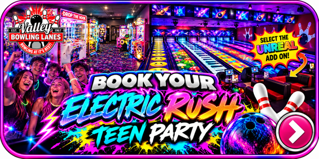 Book the UNREAL Electric Rush Party