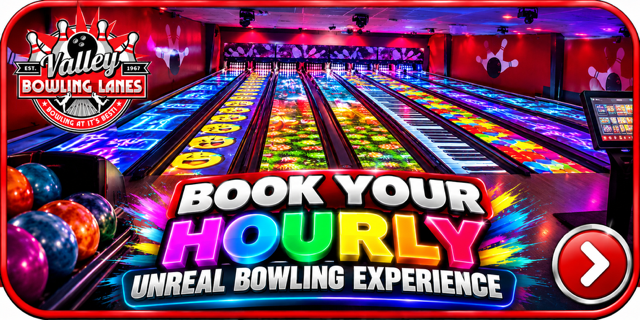 Book UNREAL Hourly Bowling