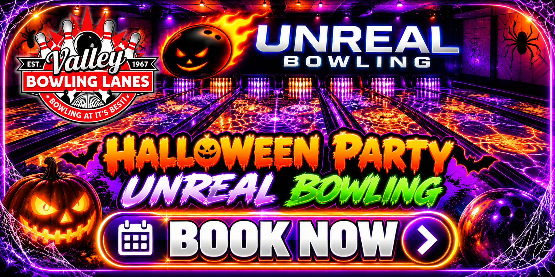 Book Now β Reserve Your Halloween UNREAL Lane